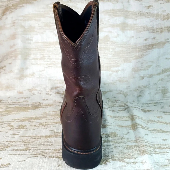 ARIAT MEN'S SIERRA H2O WATERPROOF WORK BOOTS STEEL TOE Sz 12D - Picture 10 of 14